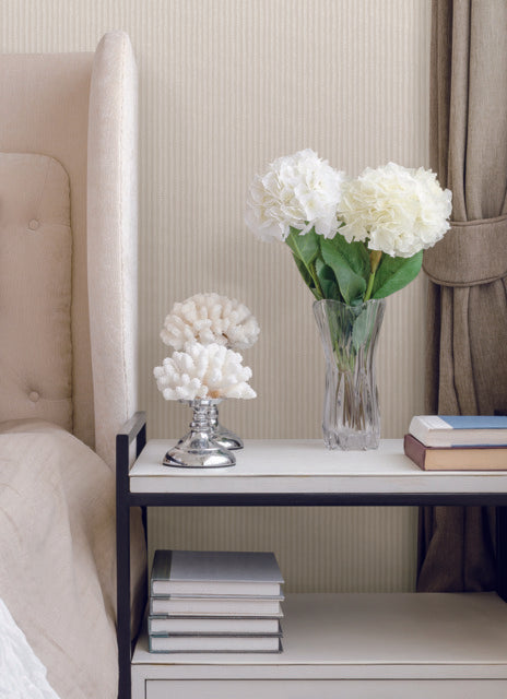 Cream Shodo Stripe Wallpaper