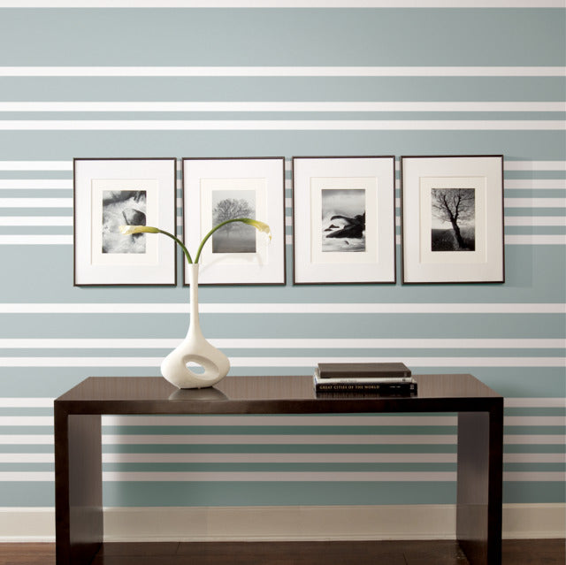 Lt Blue Scholarship Stripe Wallpaper