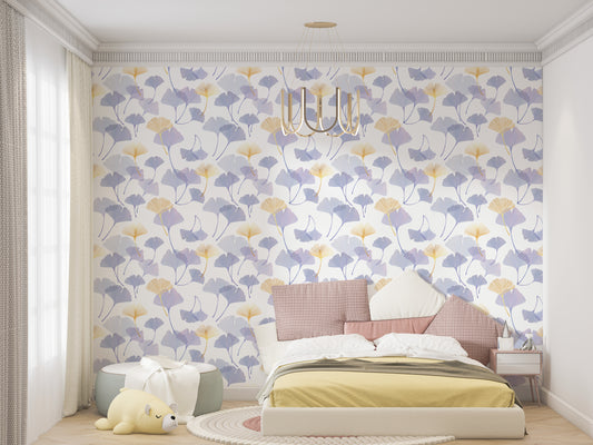 Ginkgo Floral wallpaper
