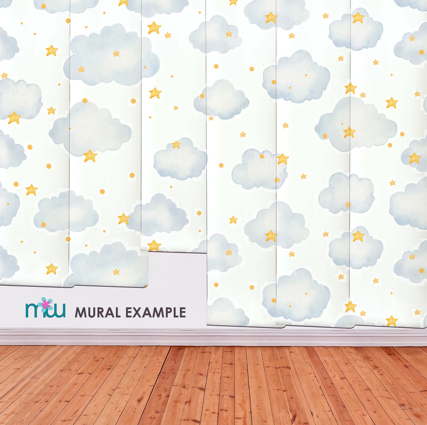 Clouds Stars wallpaper