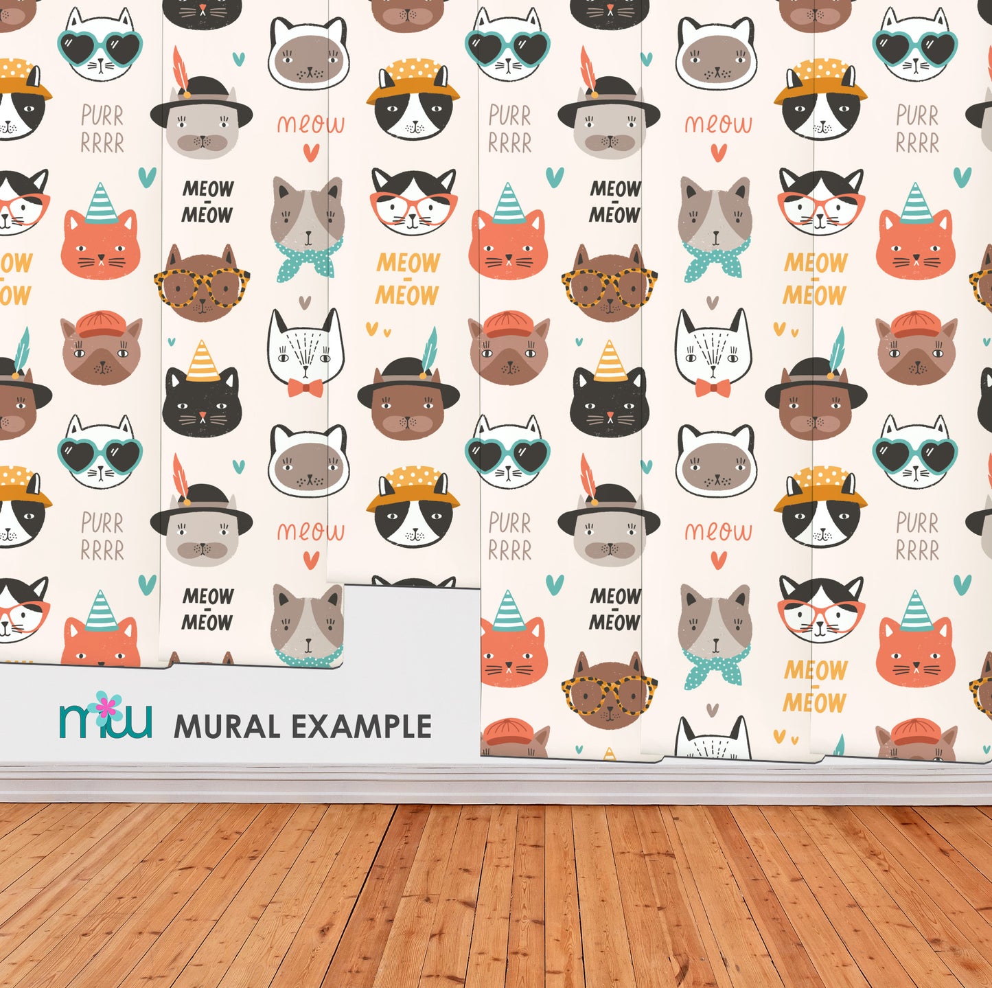 Colorfull Funny Cats wallpaper