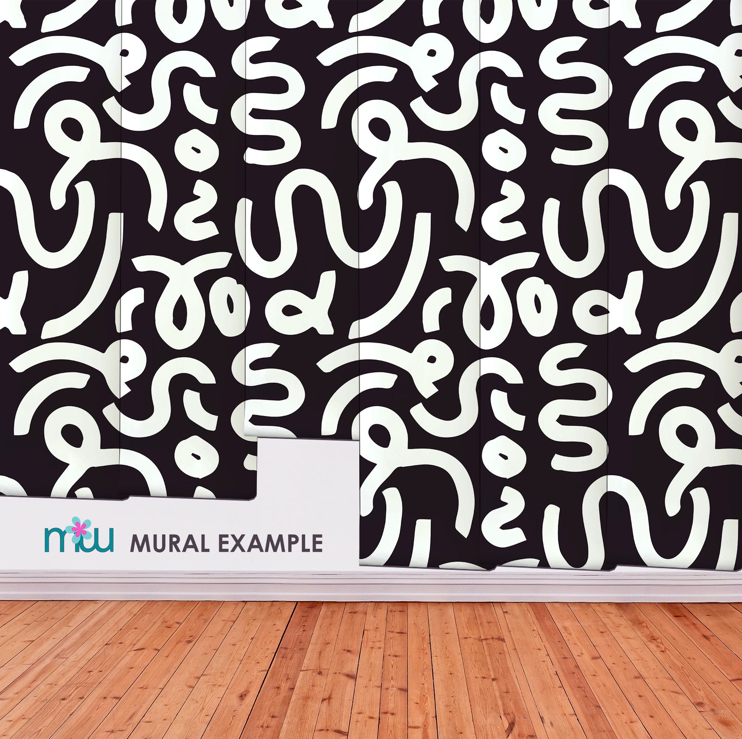 Black and white pattern Wallpaper