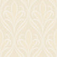 Vivian Neutral Nouveau Damask Wallpaper