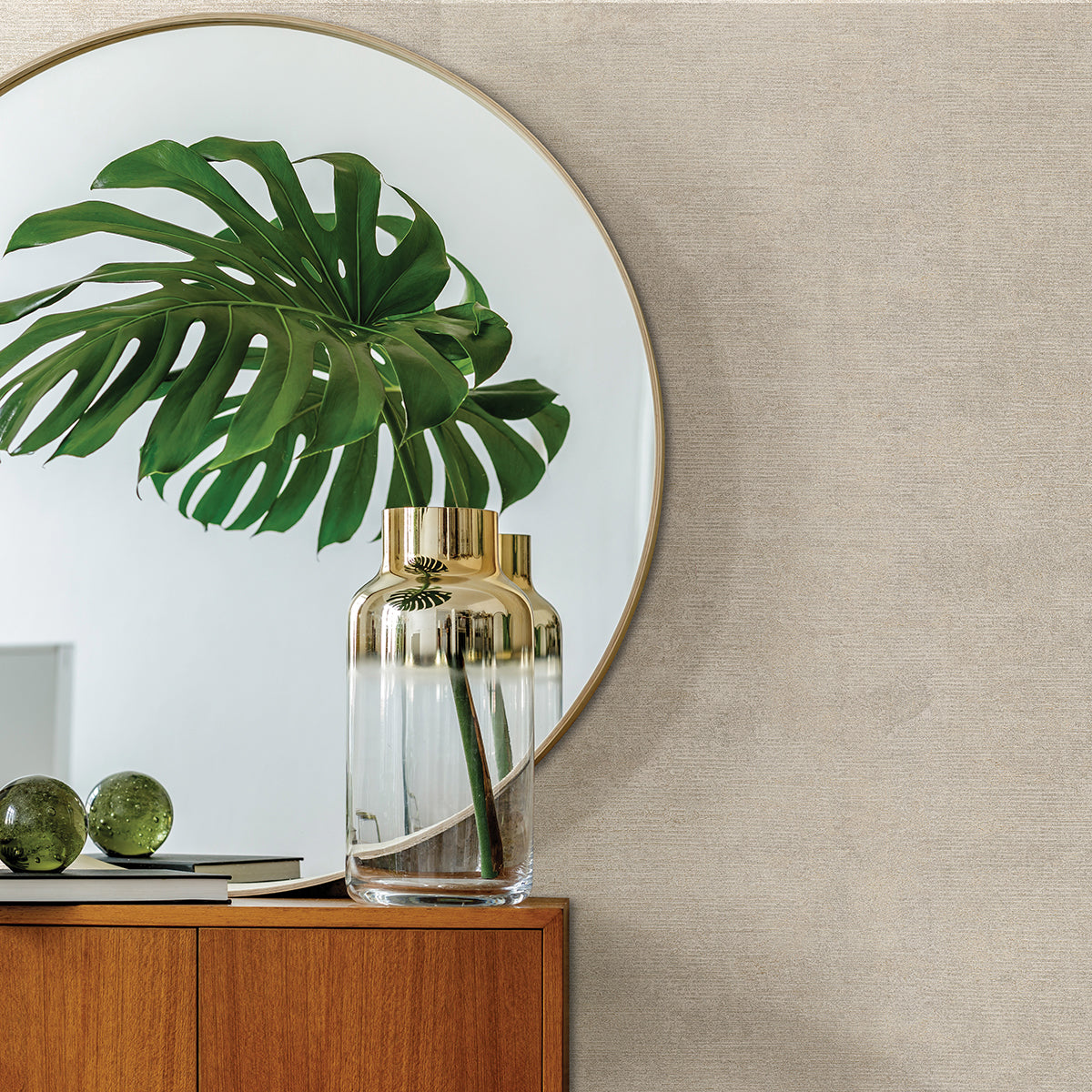 Tanso Gold Textured Wallpaper