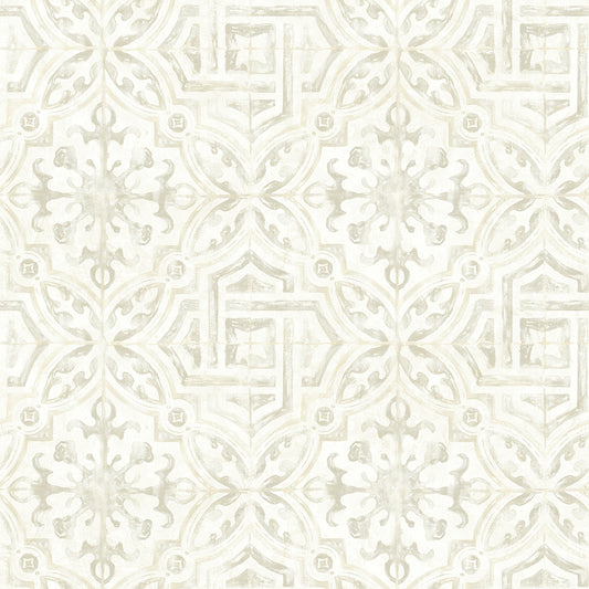 Sonoma Grey Spanish Tile Wallpaper