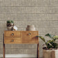 Blake Bone Texture Stripe Wallpaper
