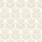 Cathal Blush Tulip Block Print Wallpaper
