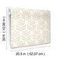 Cathal Blush Tulip Block Print Wallpaper