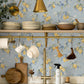 Lemonade Light Blue Citrus Wallpaper