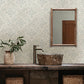 Marjoram Light Blue Floral Tile Wallpaper
