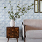 Lolly Blue Arches Wallpaper