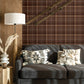 Dutton Plaid Rust Wallpaper
