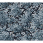 Greenwood Dark Blue Deciduous Wallpaper