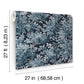 Greenwood Dark Blue Deciduous Wallpaper