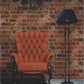 Dexter Orange Brick Wallpaper