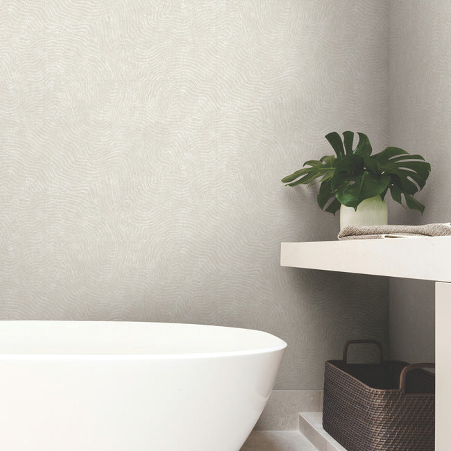 Modern Wood Wallpaper - White