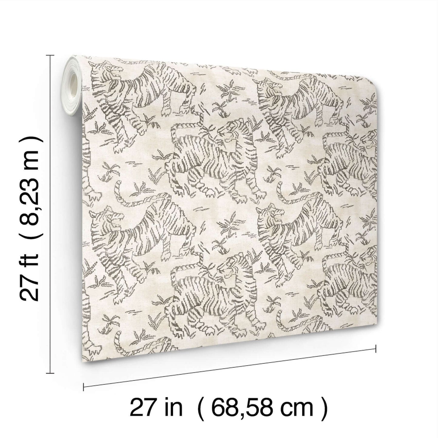 Orly Tigers White Wallpaper