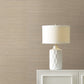 Maguey Silver and Beige Sisal Wallpaper- Silver and Beige