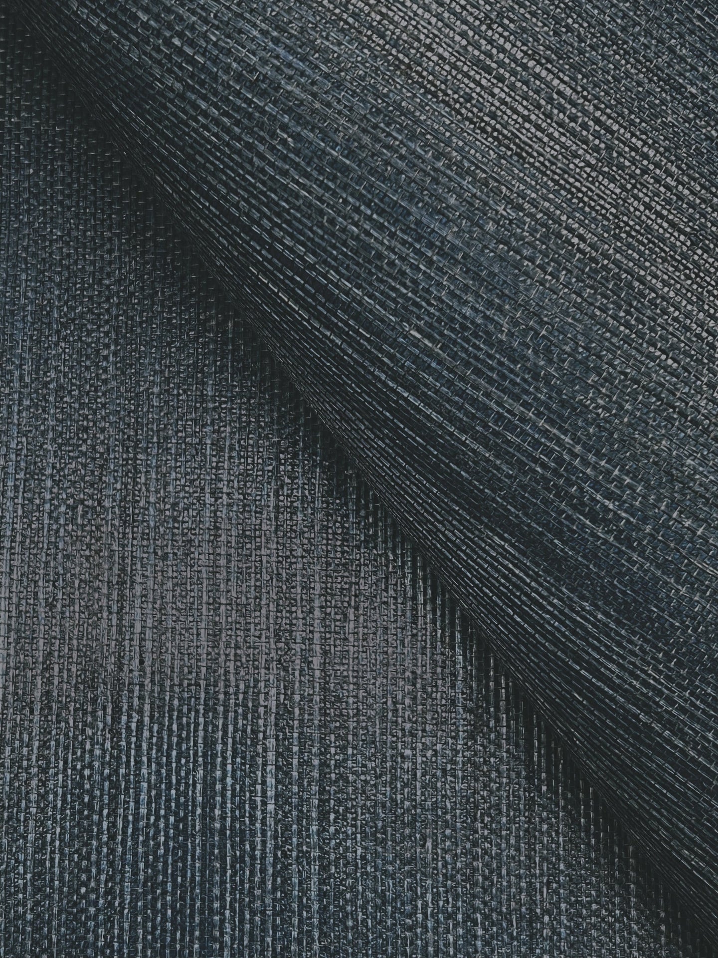 Maguey Navy Sisal Wallpaper- Navy