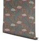 Highgrove Wallpaper- Burgundy