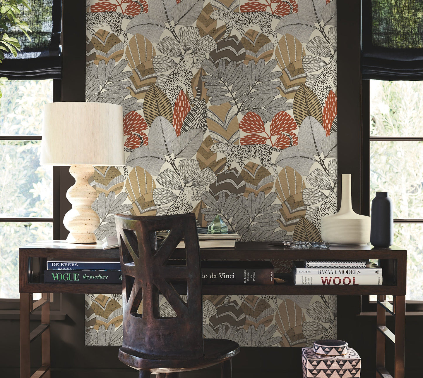 Namiri Ochre Wallpaper