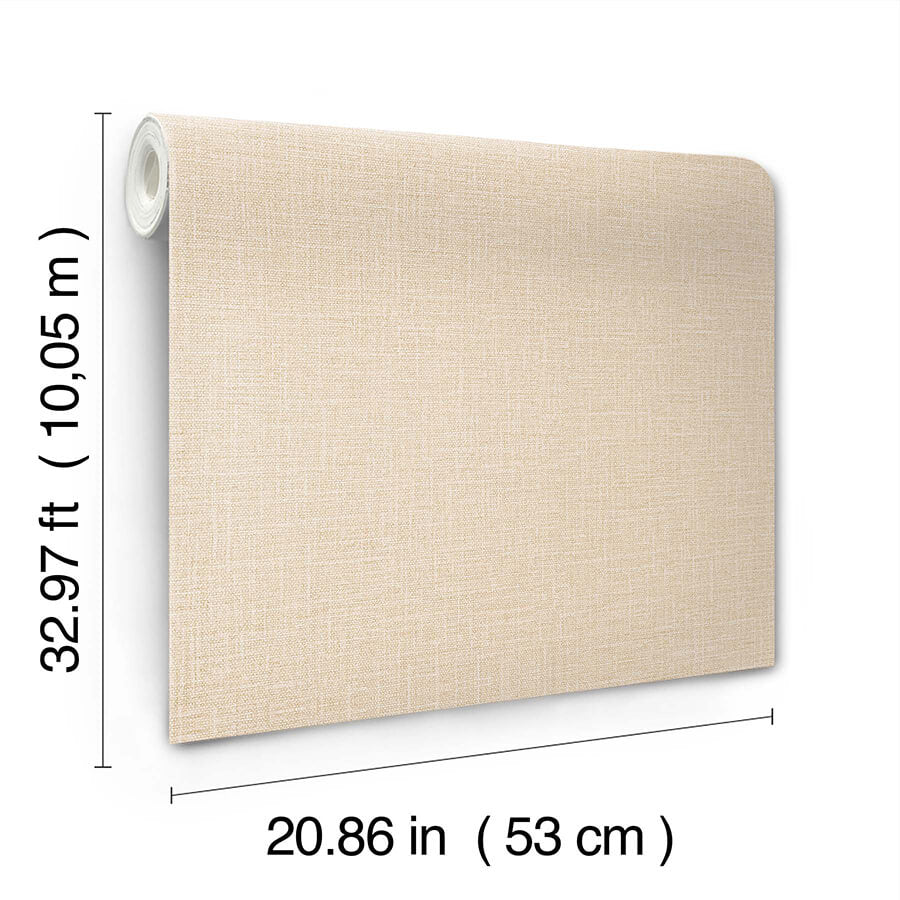 Loom Wheat Wallpaper