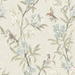 Tea Olive Beige Finch Frolic Wallpaper