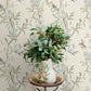 Tea Olive Beige Finch Frolic Wallpaper