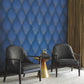 Starfall Sapphire Metallic Ikat Wallpaper