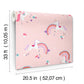Rainbow Unicorn Pink Fantastical Wallpaper