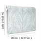 Rosalind Sky Blue Iris Damask Wallpaper