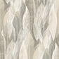 Shimmering Canopy Neutral Botanical Wallpaper