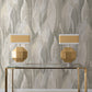 Shimmering Canopy Neutral Botanical Wallpaper