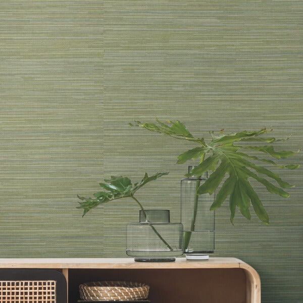 Trousseau Lime York High Performance Textile Wallcovering