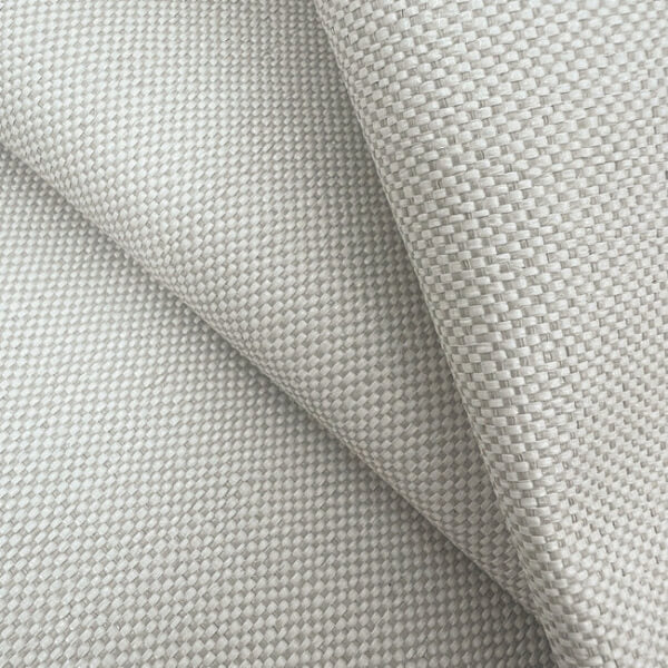 Hint Soft White York High Performance Textile Wallcovering