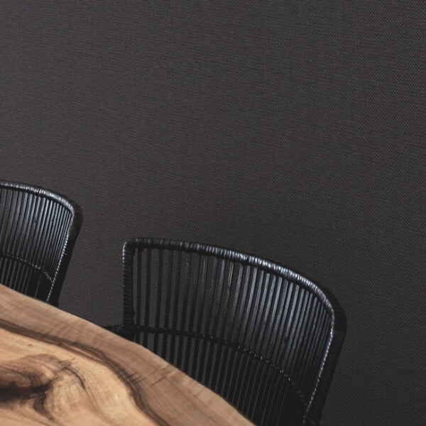 Hint Jet Black York High Performance Textile Wallcovering