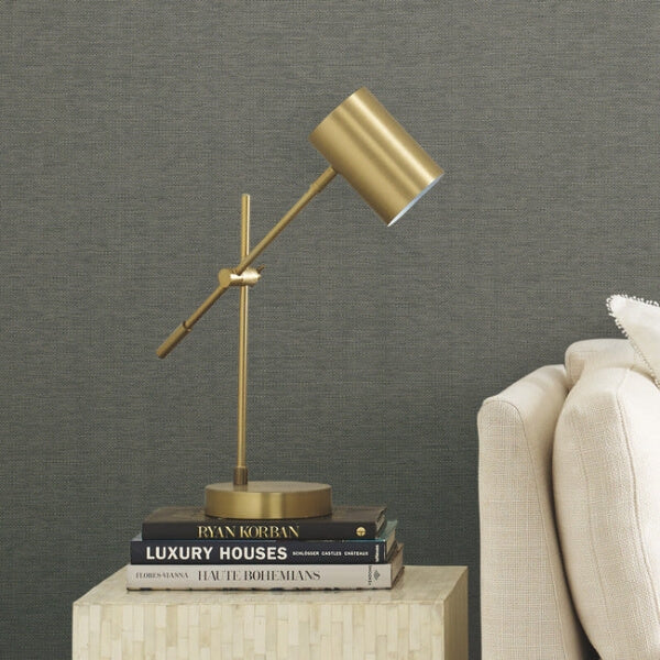 Imagine Pewter York High Performance Textile Wallcovering