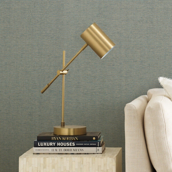 Imagine Blue Neutral York High Performance Textile Wallcovering