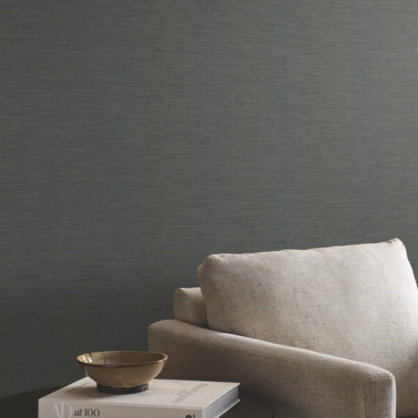 Flow Warm Graphite York High Performance Textile Wallcovering