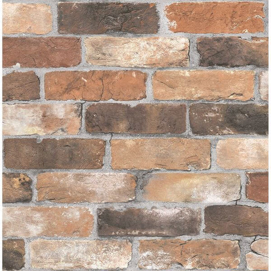 Orange Reclaimed Bricks Wallpaper