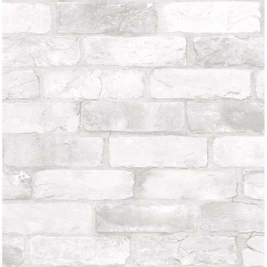 White Reclaimed Bricks Wallpaper