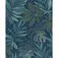 Nocturnum Blue Leaf Wallpaper