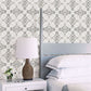 Zazen Grey Geometric Wallpaper