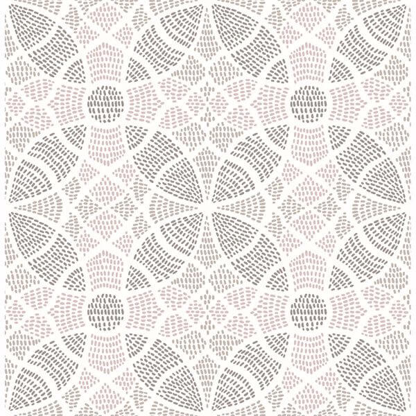 Zazen Rose Geometric Wallpaper
