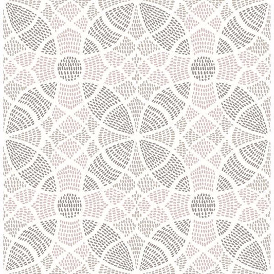 Zazen Rose Geometric Wallpaper