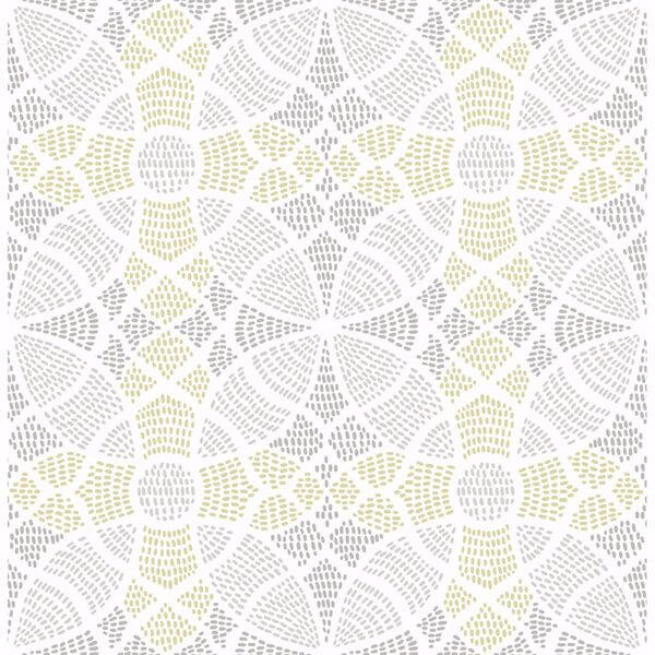 Zazen Yellow Geometric Wallpaper