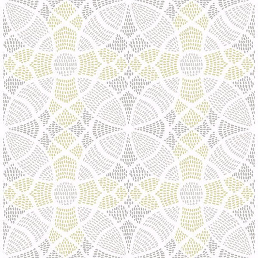 Zazen Yellow Geometric Wallpaper