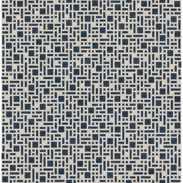Bento Indigo Geometric Wallpaper