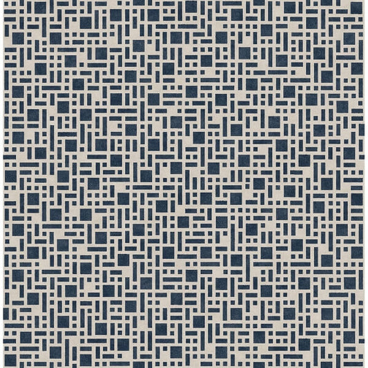 Bento Indigo Geometric Wallpaper