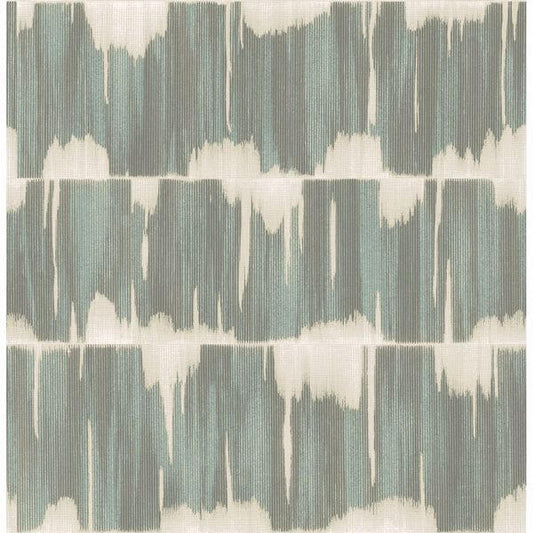 Serendipity Teal Shibori Wallpaper